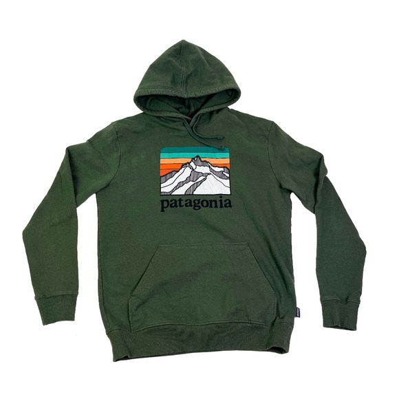 Patagonia Uprisal Hoodie Green Sweatshirt Recycled Pullover - Picture 1 of 4
